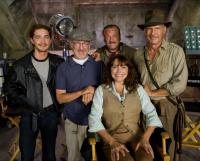Shia LaBeouf, Steven Spielberg, Ray Winstone, Karen Allen & Harrison Ford