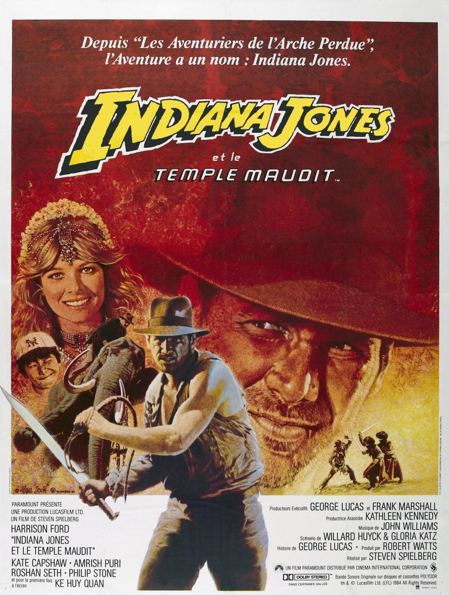 Indiana Jones y el templo maldito  - Posters