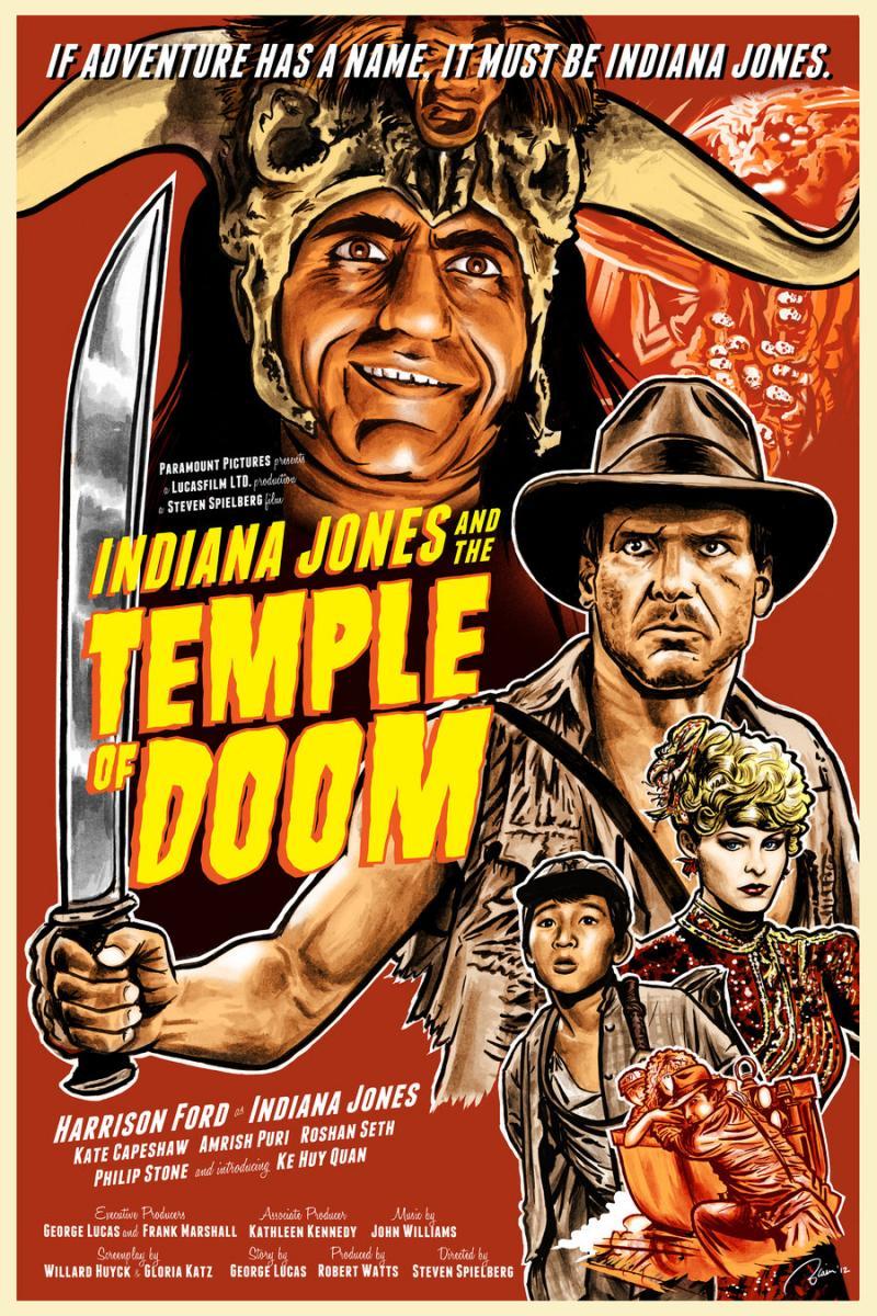 Indiana Jones y el templo maldito  - Posters