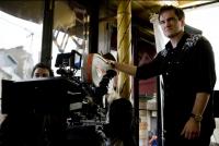 Quentin Tarantino at the set