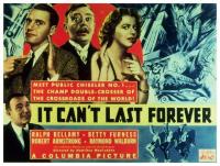 It Can't Last Forever  - Poster / Imagen Principal