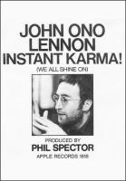 John Lennon, Yoko Ono and the Plastic Ono Band: Instant Karma! (Vídeo musical) - Poster / Imagen Principal