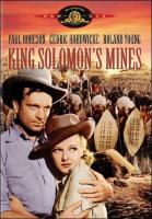 Las minas del rey Salomón  - Dvd