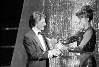 Dustin Hoffman & Jane Fonda at the Academy Awards