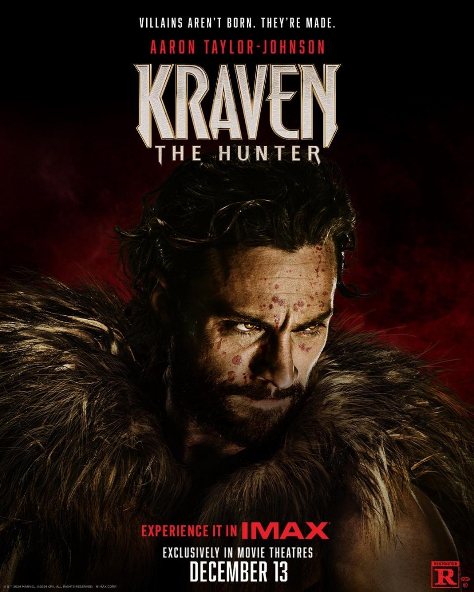 Affiche De Cinéma Kraven The Hunter (2024) – Poster Film #479 – Neuf