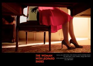 The Woman with Leopard Shoes 