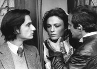 Jean-Pierre Léaud, Jacqueline Bisset & François Truffaut