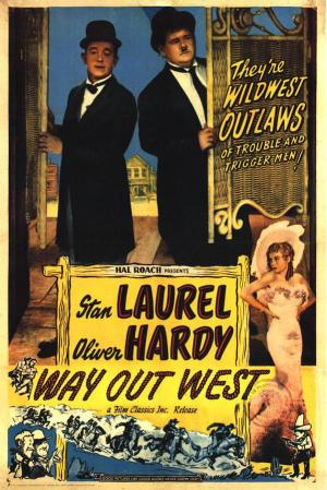 Laurel y Hardy en el Oeste 