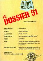 Dossier 51  - Poster / Main Image