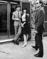 Michel Piccoli, Brigitte Bardot & Jean-Luc Godard