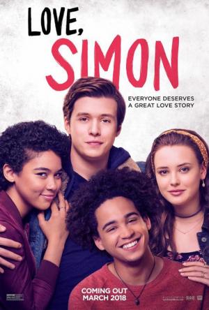 póster de la película adolescente Con amor, Simon