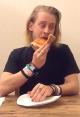 Macaulay Culkin Eating a Slice of Pizza (C)