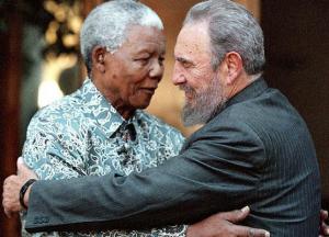 Mandela y Fidel 