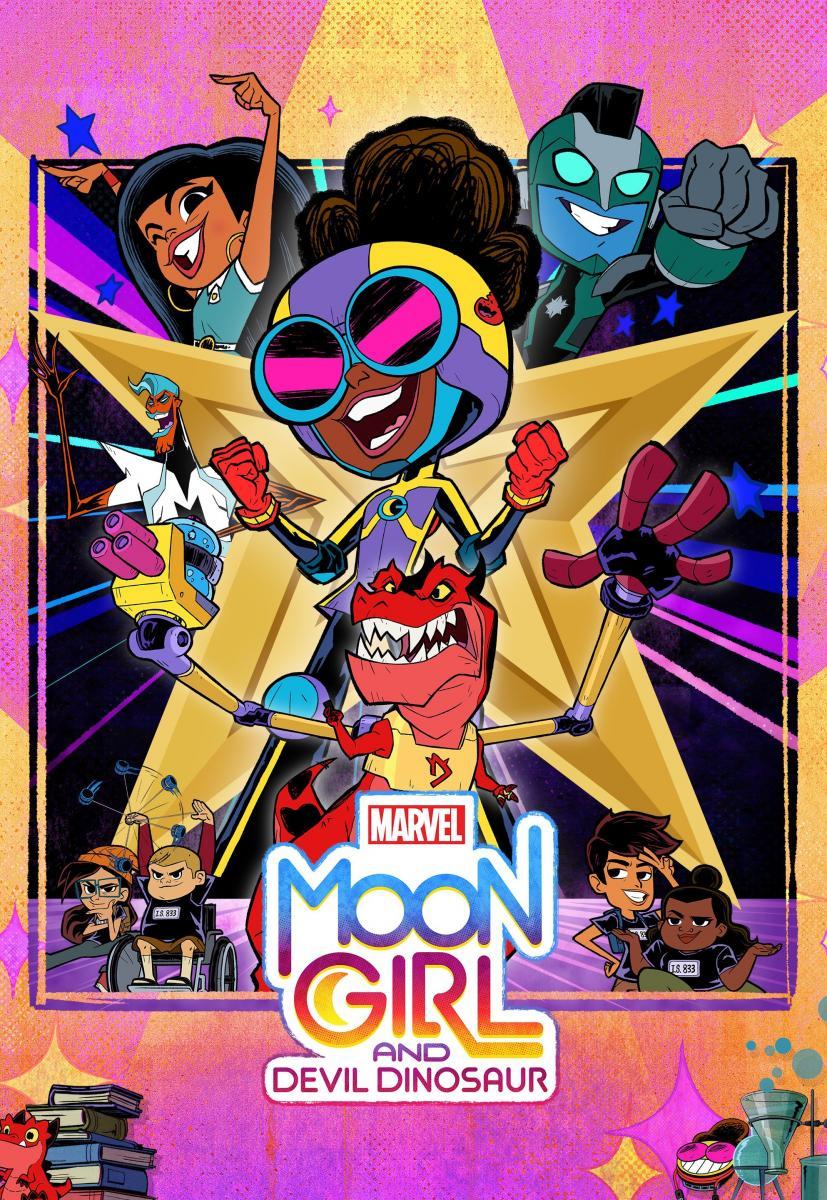 Marvel Moon Girl y Dinosaurio Diabólico