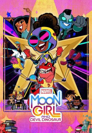 Marvel Moon Girl y Dinosaurio Diabólico