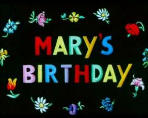 Mary's Birthday (C)