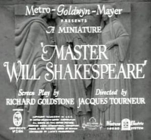 Master Will Shakespeare (S)