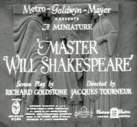 Master Will Shakespeare (C) - Poster / Imagen Principal