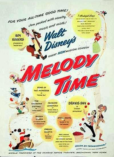 Melody Time  - Posters