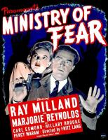 Ministerio del miedo  - Posters