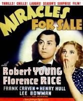 Miracles for Sale  - Posters