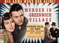 Murder in Greenwich Village  - Posters