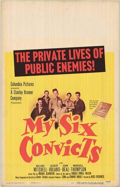 My Six Convicts  - Posters
