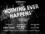 Nothing Ever Happens (C)