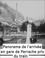 Panorama de l'arrivée en gare de Perrache pris du train (C)