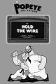 Popeye the Sailor: Hold the Wire (S)