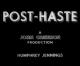 Post-haste (S) (S)