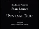 Postage Due (C)