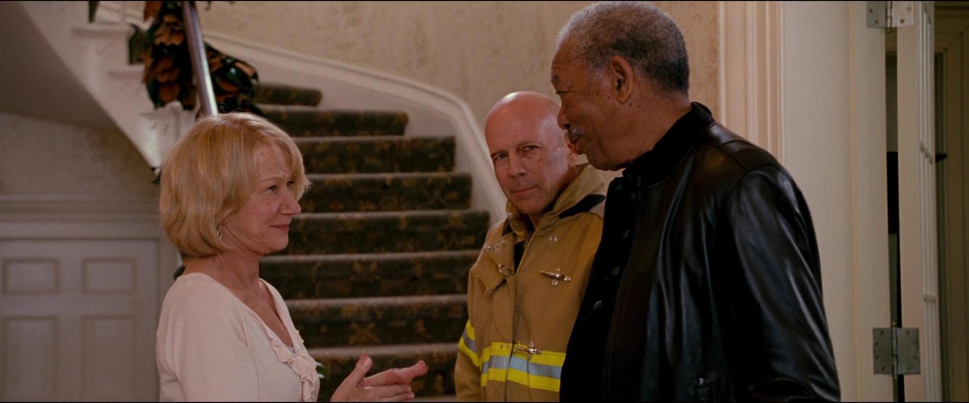 Helen Mirren, Bruce Willis & Morgan Freeman