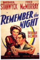 Remember the Night  - Poster / Main Image