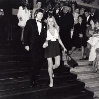 Roman Polanski and Sharon Tate at the premiere of 'Rosemary's baby' in Cannes, France on May 01, 1968.