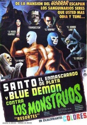 Santo and Blue Demon Against the Monsters  