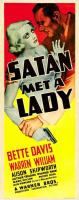 Satan Met a Lady  - Posters