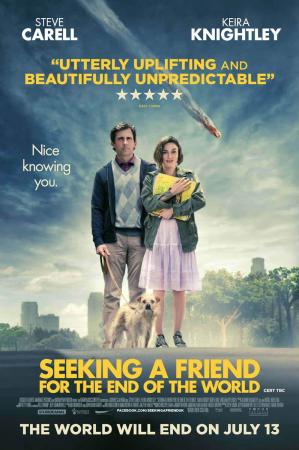 póster de la película de desastres Buscando un amigo para el fin del mundo