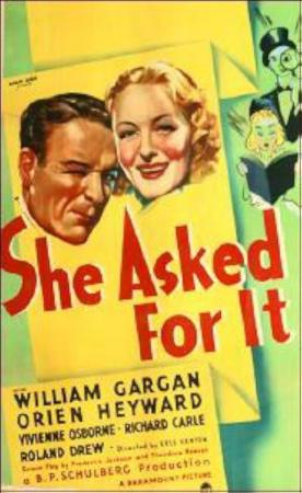 She Asked for It (1937) - FilmAffinity