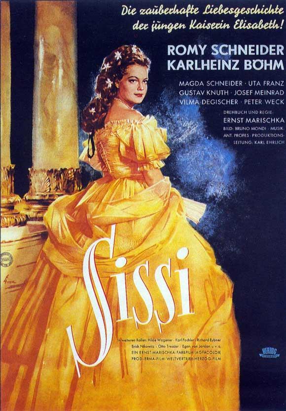Póster de la película histórica romántica Sissi