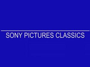 Sony Pictures Classics