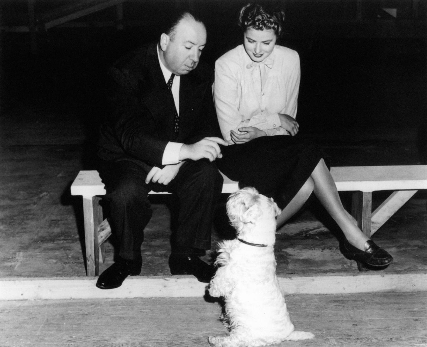 Alfred Hitchcock & Ingrid Bergman