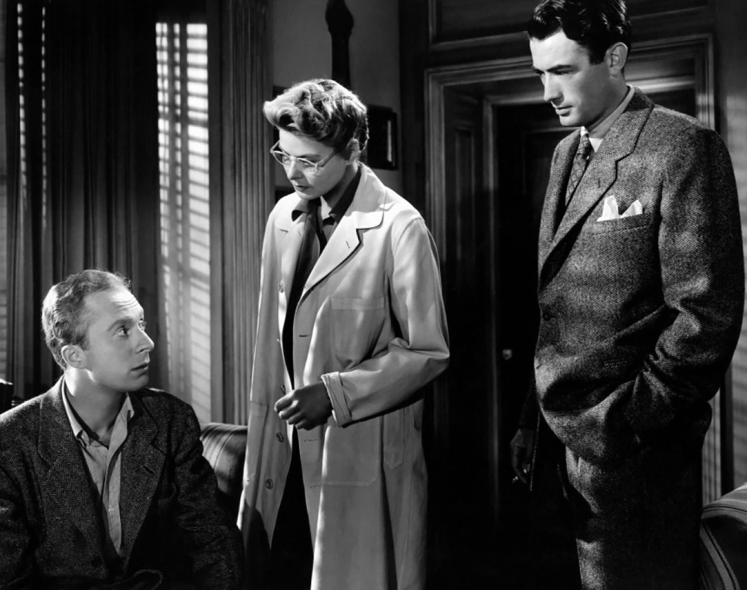 Norman Lloyd, Ingrid Bergman & Gregory Peck