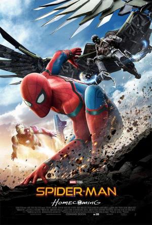 póster de la película de superhéroes Spiderman Homecoming