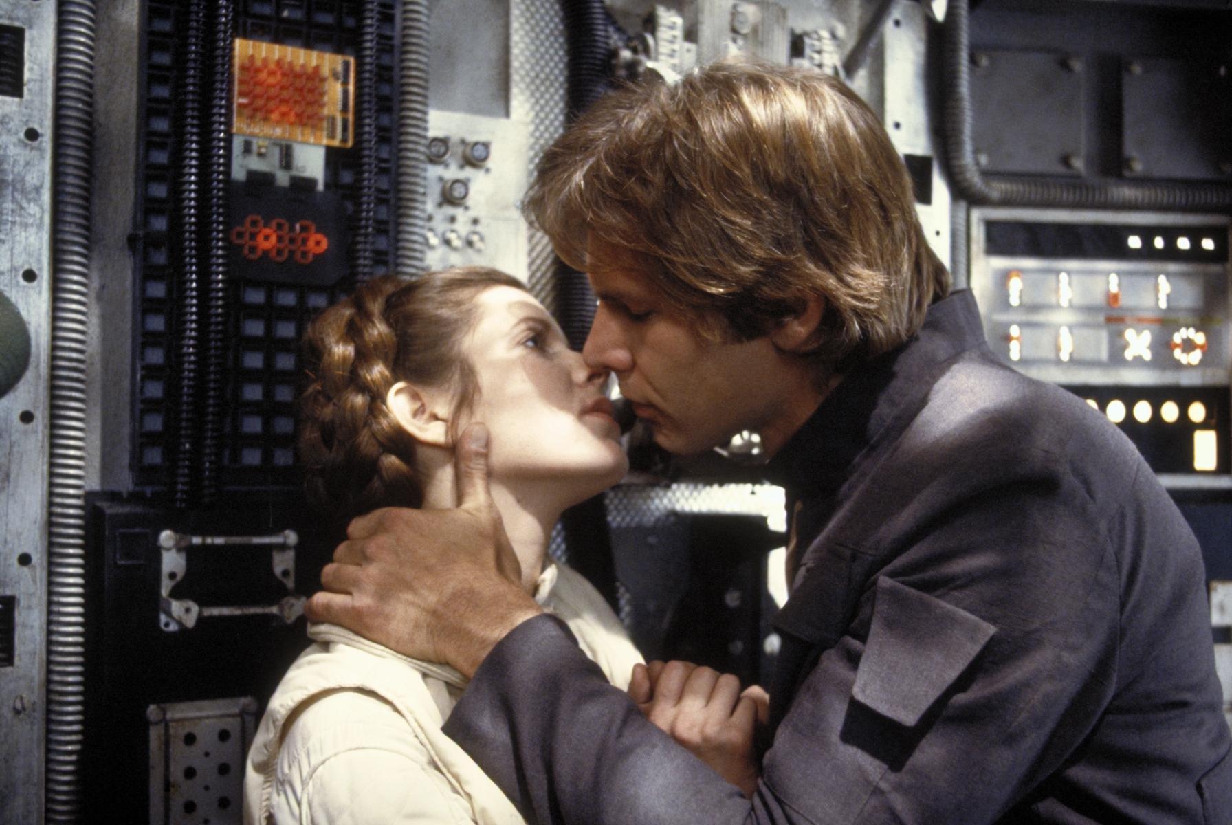 Carrie Fisher & Harrison Ford
