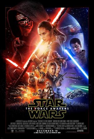 póster de la película Star Wars, el despertar de la fuerza