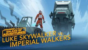 Star Wars Galaxy of Adventures: Luke vs. Imperial Walkers - Commander on Hoth (S)