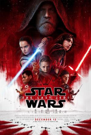 póster de la película  Star Wars: los últimos Jedi. Episodio VIII