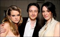 Alice Eve, James McAvoy & Rebecca Hall