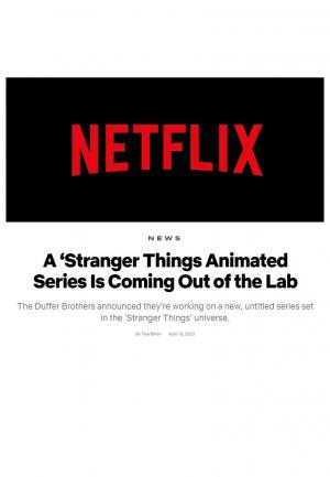 Stranger Things Animation Series (Serie de TV)